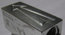CNC ENGRAVED ICON TO SHOW FUEL FLOW DIRECTION.